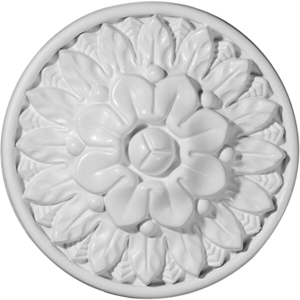 Ekena Millwork 5 1/2"OD x 1 1/8"P Medway Round Rosette ROS02X02ME - main